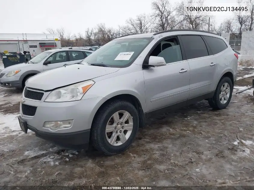 1GNKVGED2CJ134495 2012 Chevrolet Traverse 1Lt