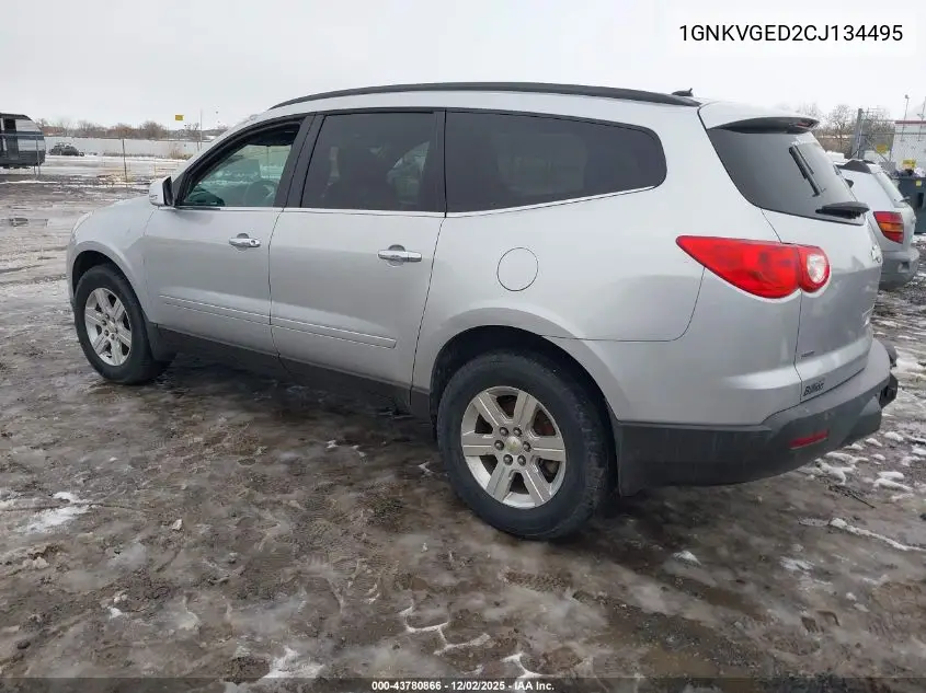 1GNKVGED2CJ134495 2012 Chevrolet Traverse 1Lt