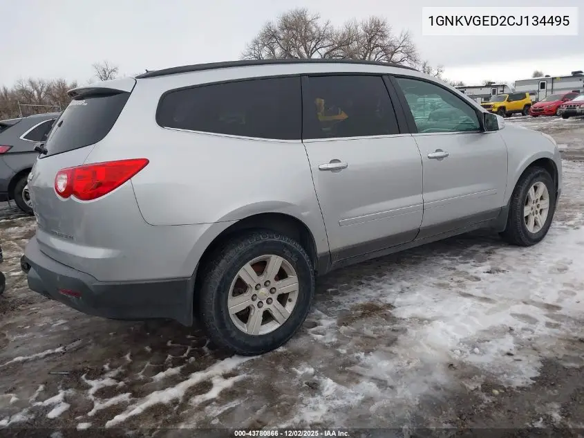 1GNKVGED2CJ134495 2012 Chevrolet Traverse 1Lt