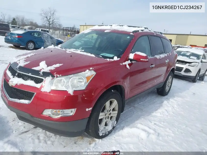 1GNKRGED1CJ234267 2012 Chevrolet Traverse 1Lt