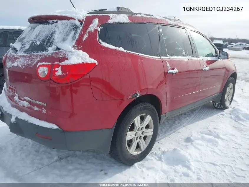 1GNKRGED1CJ234267 2012 Chevrolet Traverse 1Lt