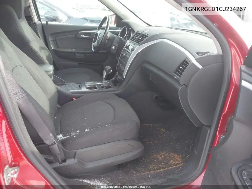 1GNKRGED1CJ234267 2012 Chevrolet Traverse 1Lt