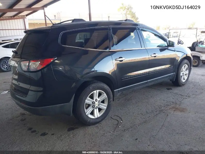 1GNKVGKD5DJ164029 2013 Chevrolet Traverse 1Lt