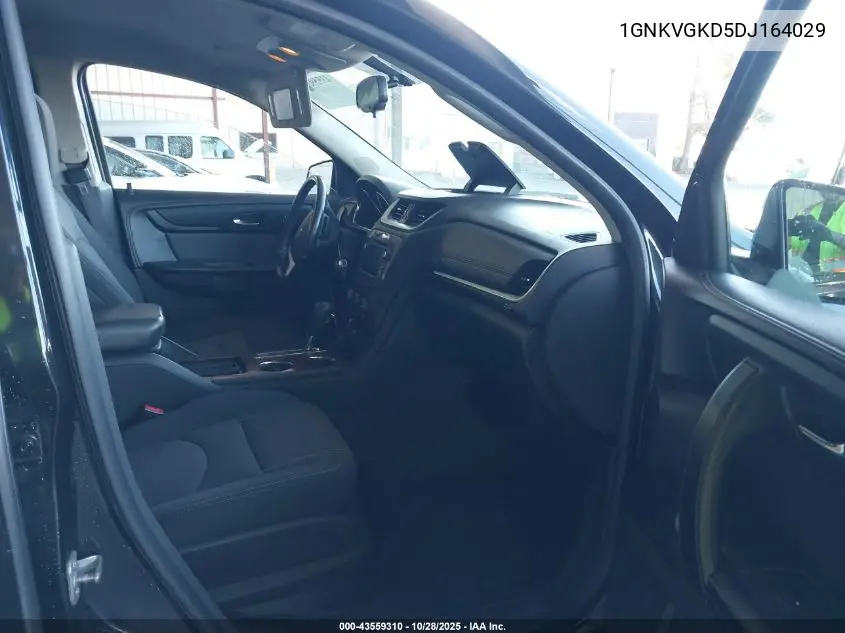 1GNKVGKD5DJ164029 2013 Chevrolet Traverse 1Lt