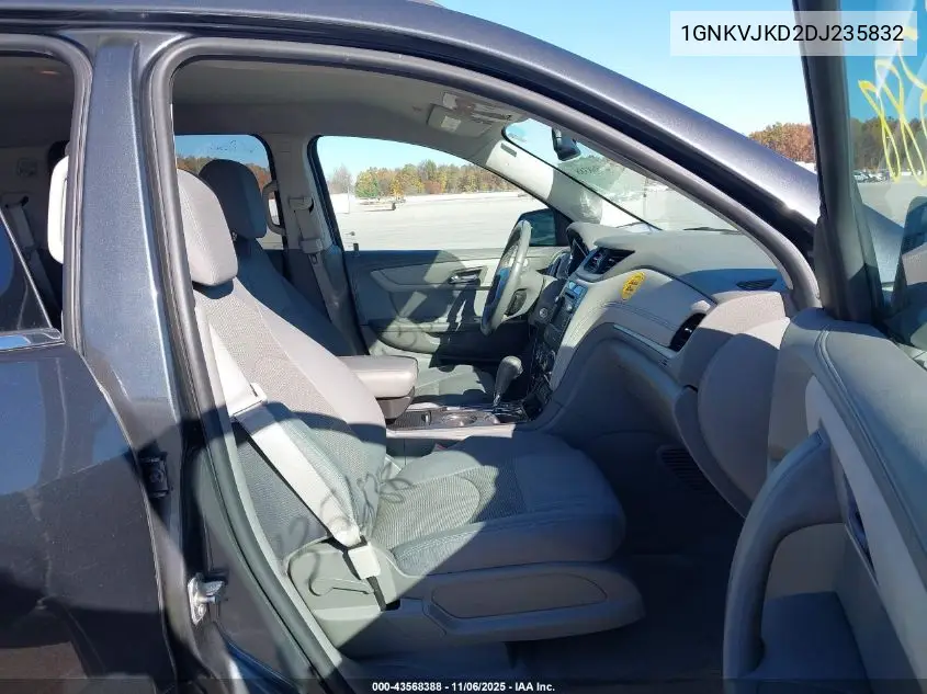 1GNKVJKD2DJ235832 2013 Chevrolet Traverse 2Lt