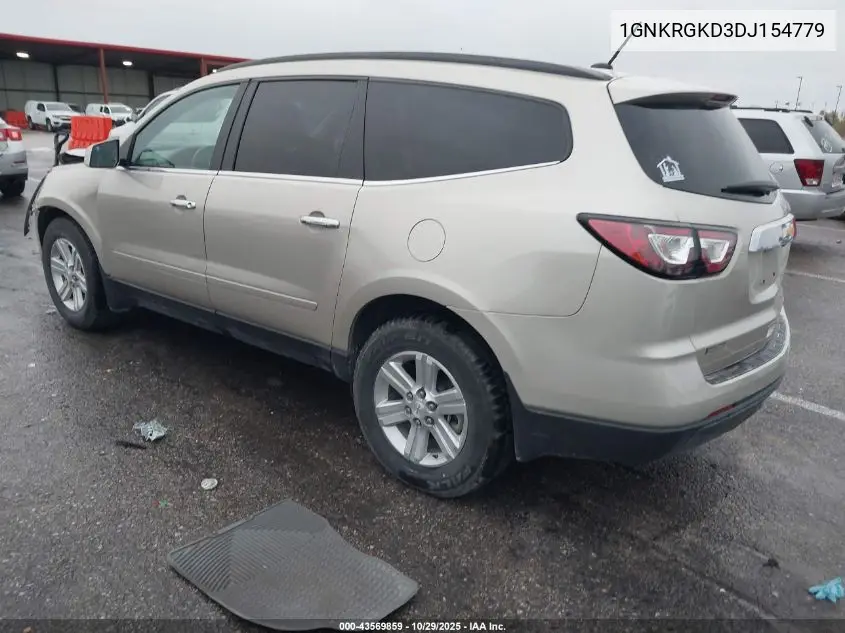 1GNKRGKD3DJ154779 2013 Chevrolet Traverse 1Lt