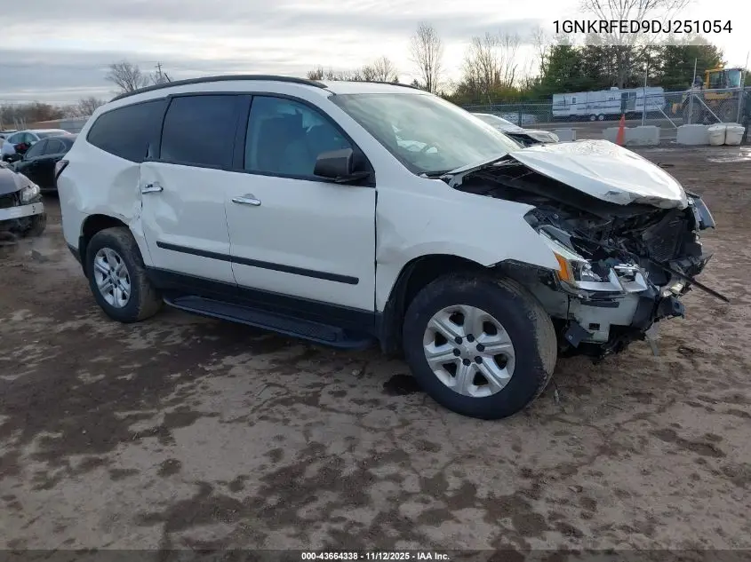 1GNKRFED9DJ251054 2013 Chevrolet Traverse Ls