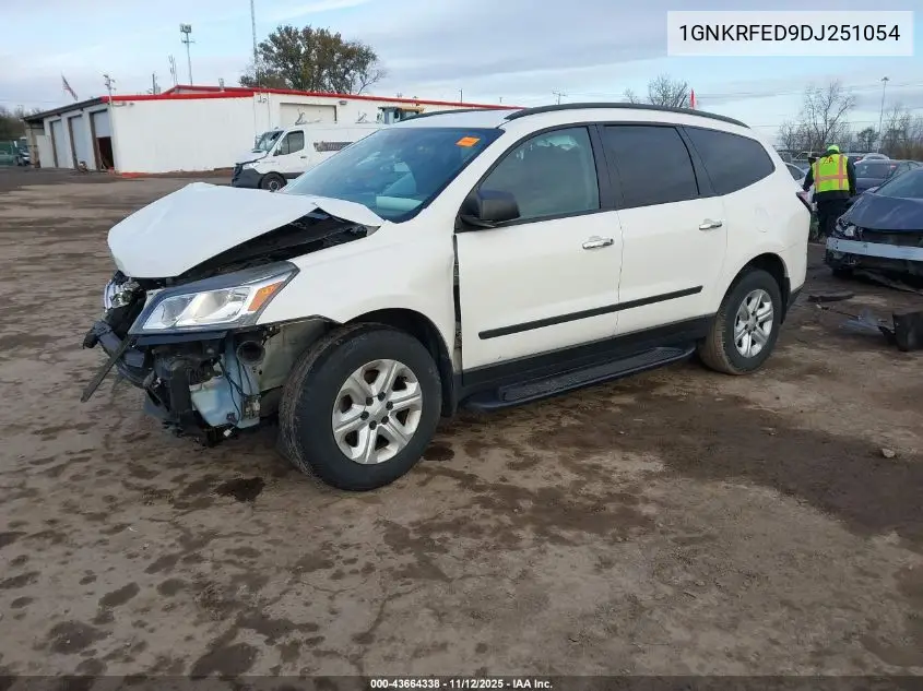 1GNKRFED9DJ251054 2013 Chevrolet Traverse Ls