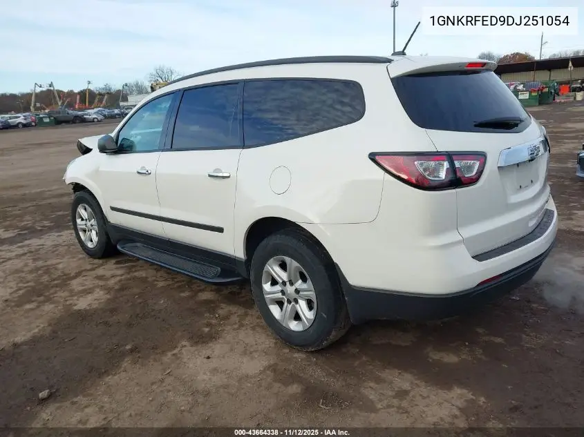 1GNKRFED9DJ251054 2013 Chevrolet Traverse Ls
