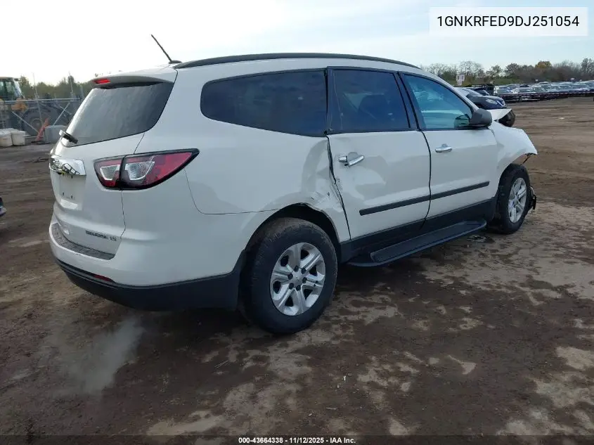 1GNKRFED9DJ251054 2013 Chevrolet Traverse Ls