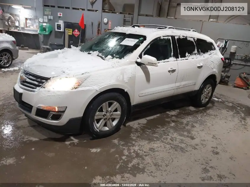 1GNKVGKD0DJ208129 2013 Chevrolet Traverse 1Lt