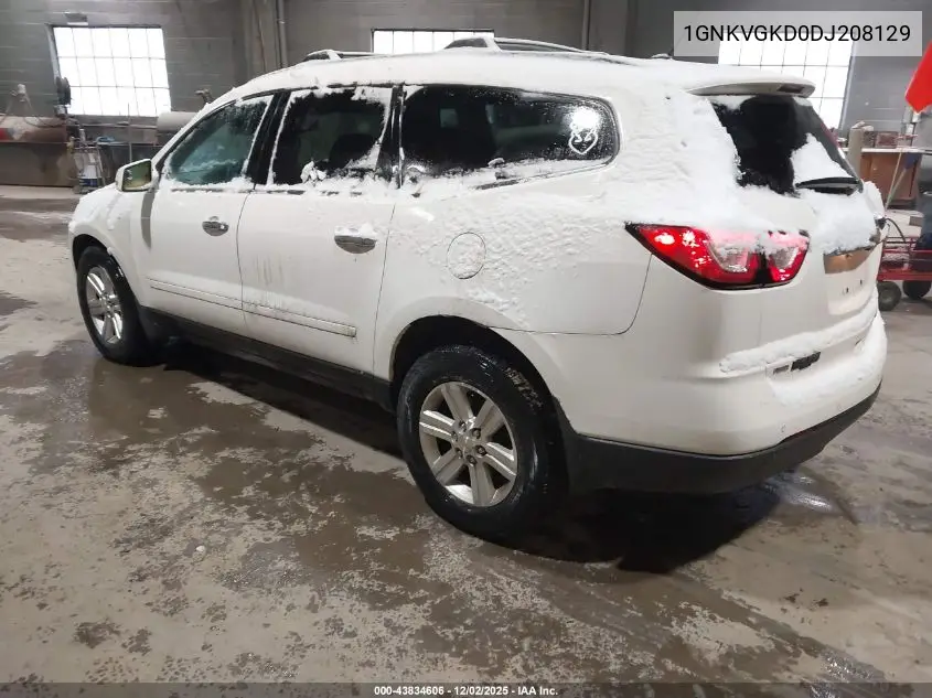 1GNKVGKD0DJ208129 2013 Chevrolet Traverse 1Lt