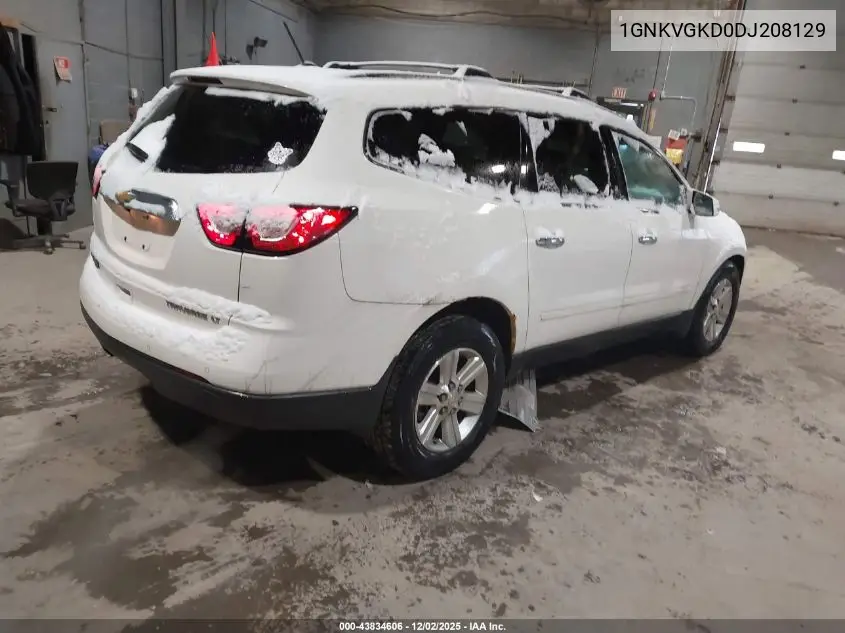 1GNKVGKD0DJ208129 2013 Chevrolet Traverse 1Lt
