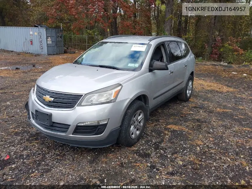 1GNKRFEDXDJ164957 2013 Chevrolet Traverse Ls