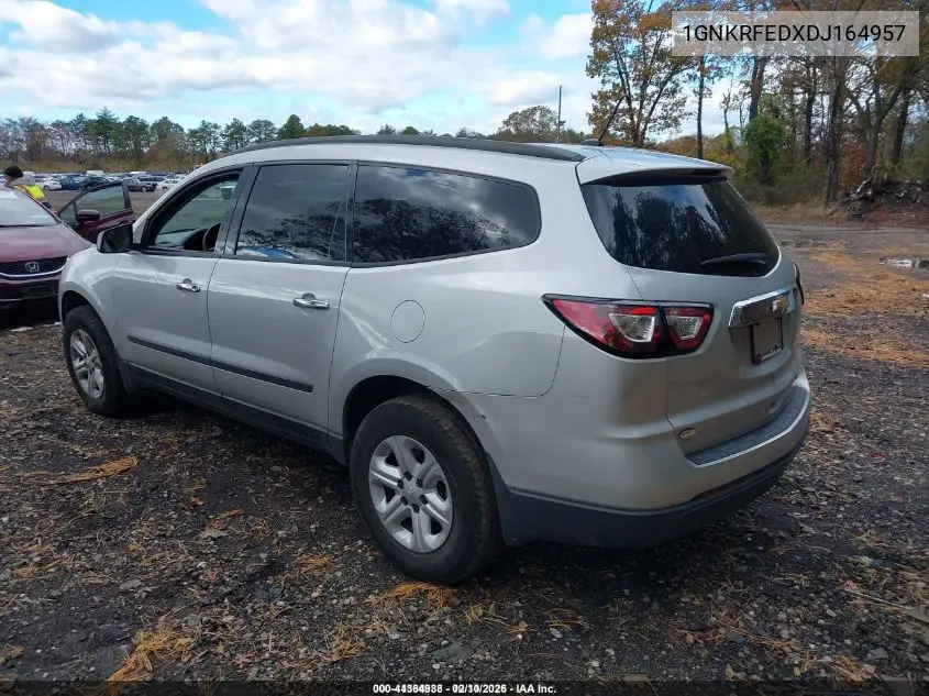 1GNKRFEDXDJ164957 2013 Chevrolet Traverse Ls