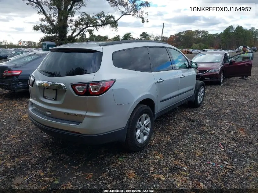1GNKRFEDXDJ164957 2013 Chevrolet Traverse Ls