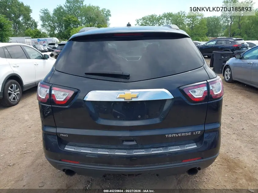 1GNKVLKD7DJ185893 2013 Chevrolet Traverse Ltz