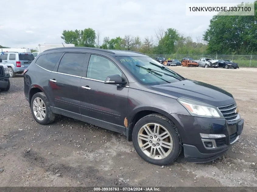 1GNKVGKD5EJ337100 2014 Chevrolet Traverse 1Lt