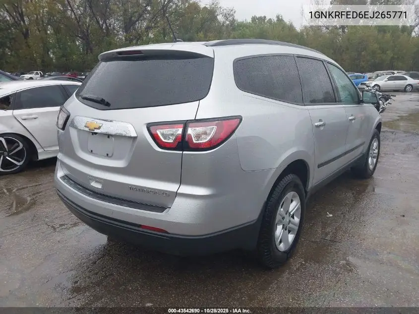 1GNKRFED6EJ265771 2014 Chevrolet Traverse Ls