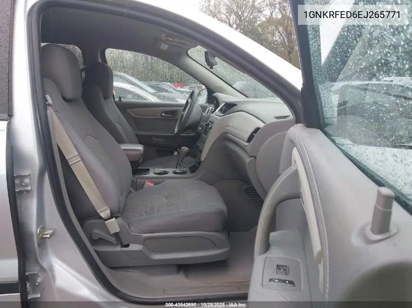 1GNKRFED6EJ265771 2014 Chevrolet Traverse Ls