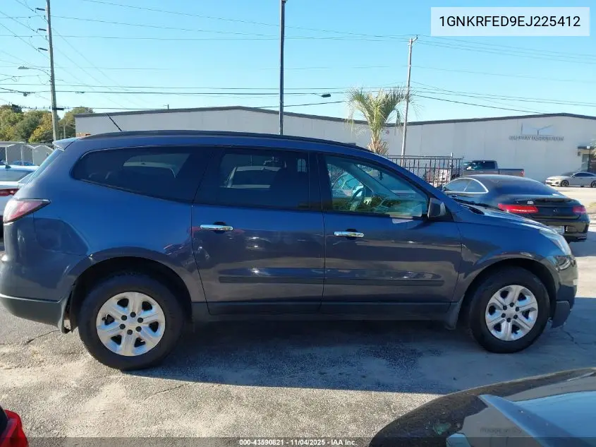 1GNKRFED9EJ225412 2014 Chevrolet Traverse Ls