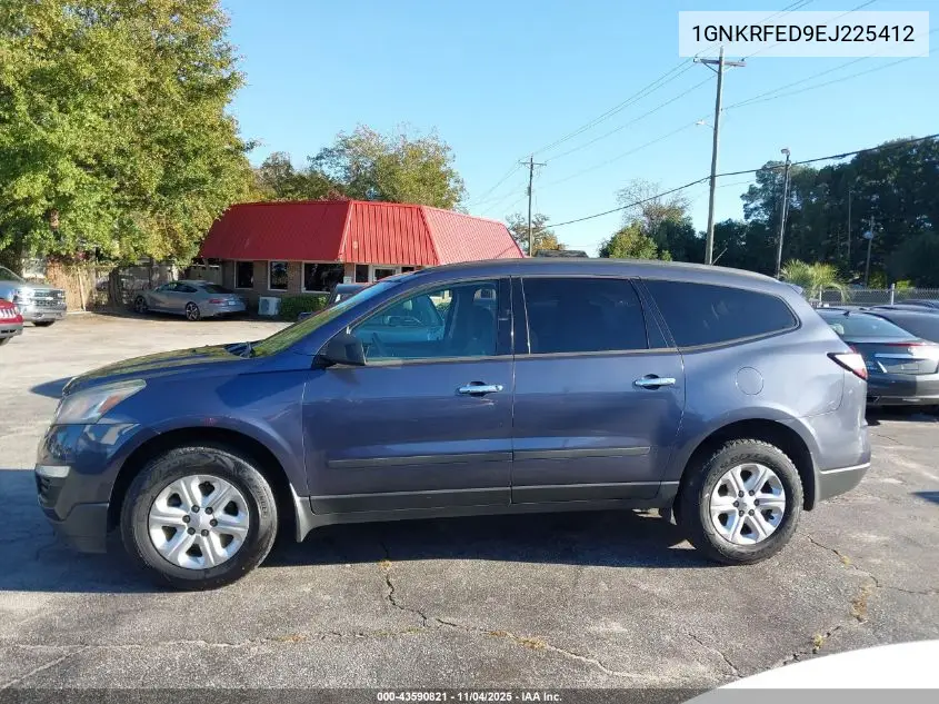 1GNKRFED9EJ225412 2014 Chevrolet Traverse Ls