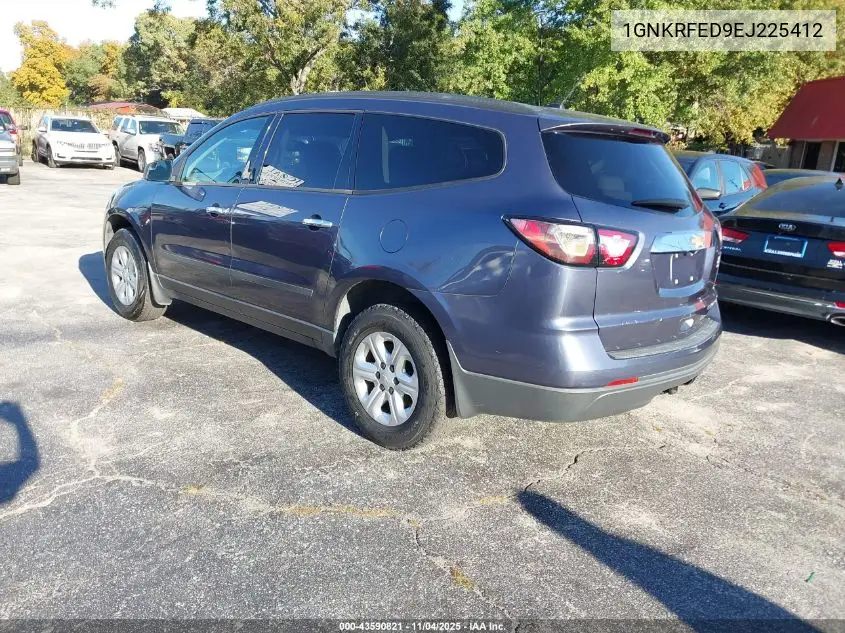 1GNKRFED9EJ225412 2014 Chevrolet Traverse Ls
