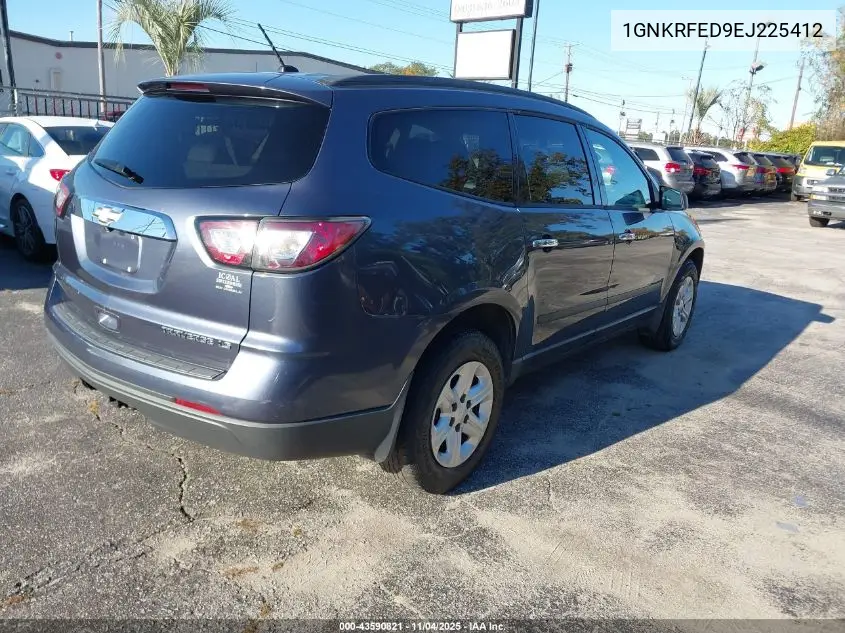 1GNKRFED9EJ225412 2014 Chevrolet Traverse Ls