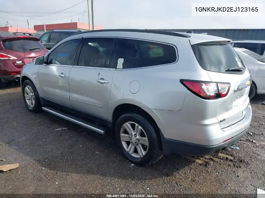 1GNKRJKD2EJ123165 2014 Chevrolet Traverse Ltz
