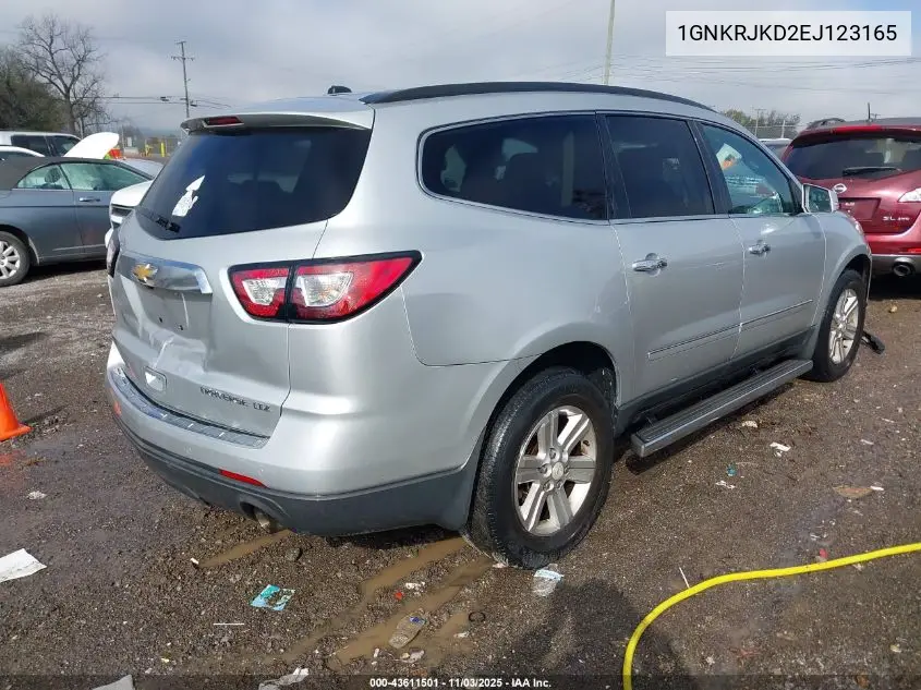 1GNKRJKD2EJ123165 2014 Chevrolet Traverse Ltz