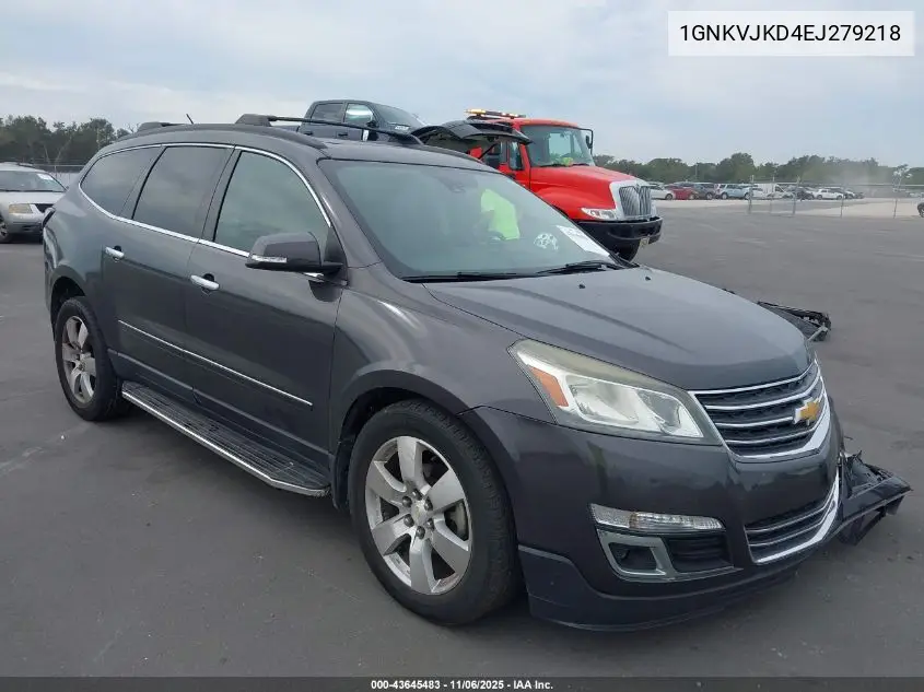 1GNKVJKD4EJ279218 2014 Chevrolet Traverse Ltz