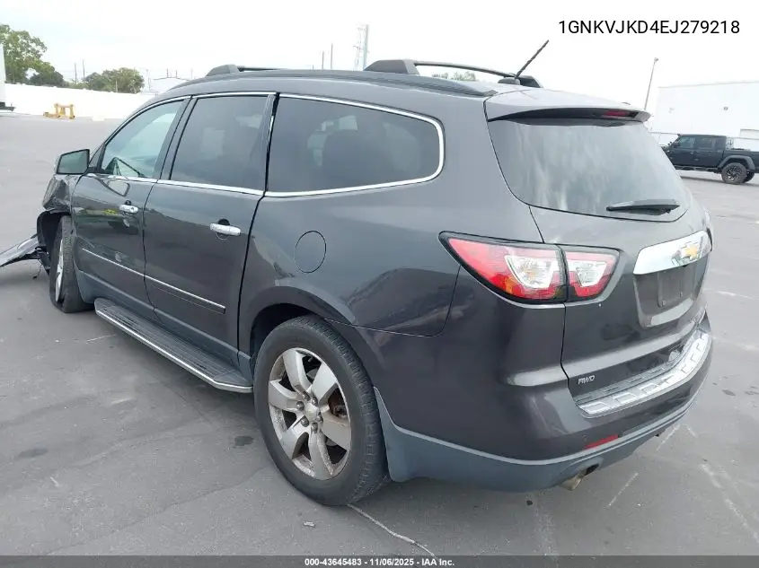 1GNKVJKD4EJ279218 2014 Chevrolet Traverse Ltz