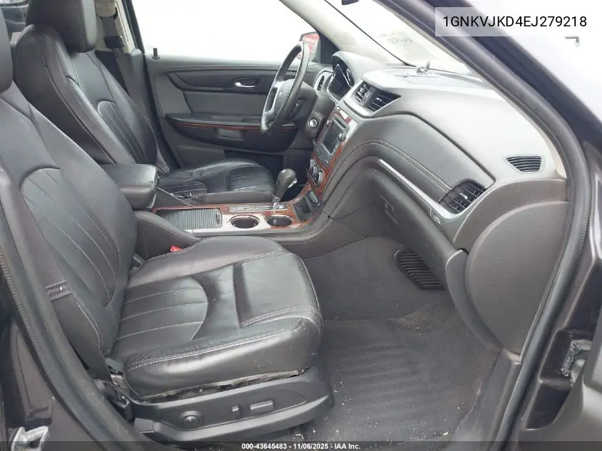 1GNKVJKD4EJ279218 2014 Chevrolet Traverse Ltz