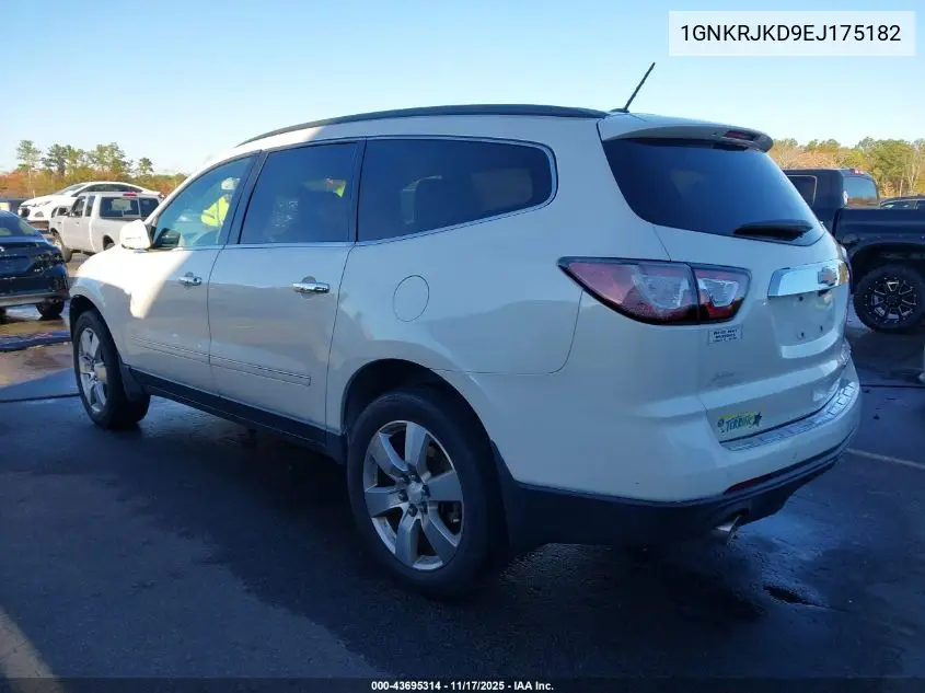 1GNKRJKD9EJ175182 2014 Chevrolet Traverse Ltz