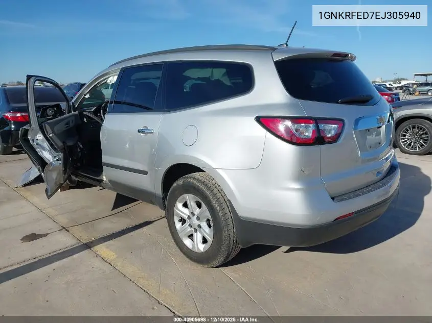 1GNKRFED7EJ305940 2014 Chevrolet Traverse Ls