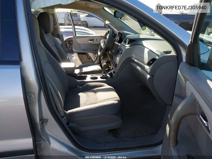 1GNKRFED7EJ305940 2014 Chevrolet Traverse Ls