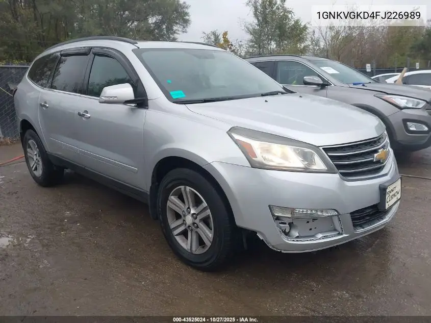 1GNKVGKD4FJ226989 2015 Chevrolet Traverse 1Lt