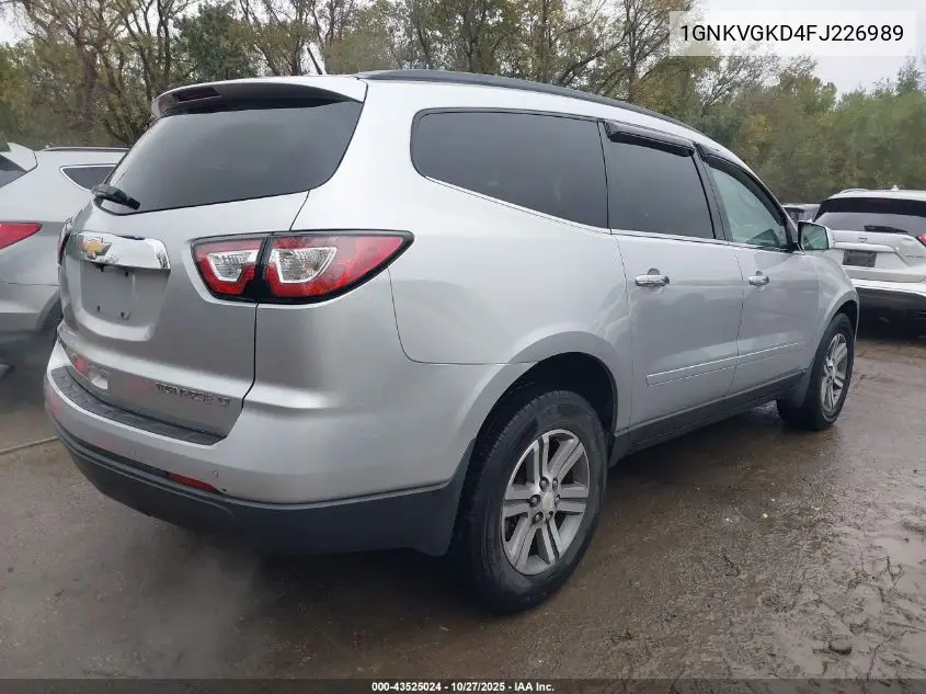 1GNKVGKD4FJ226989 2015 Chevrolet Traverse 1Lt