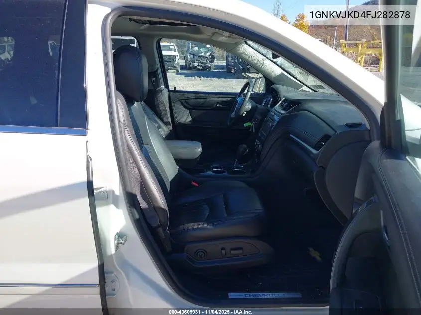 1GNKVJKD4FJ282878 2015 Chevrolet Traverse Ltz