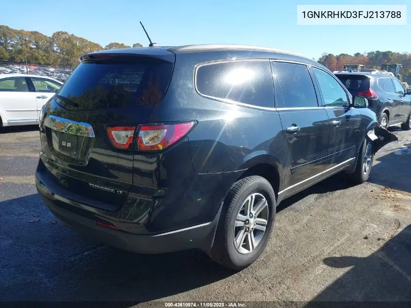 1GNKRHKD3FJ213788 2015 Chevrolet Traverse 2Lt