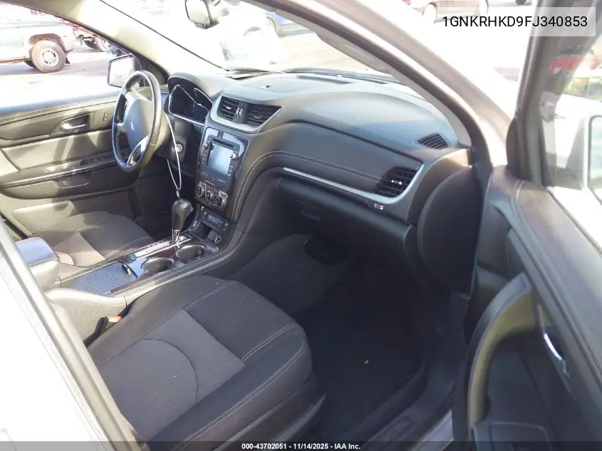 1GNKRHKD9FJ340853 2015 Chevrolet Traverse 2Lt