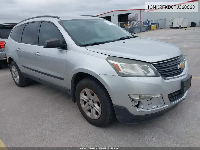 1GNKRFKD6FJ368663 2015 Chevrolet Traverse Ls