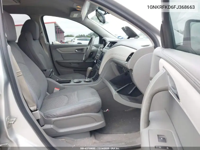 1GNKRFKD6FJ368663 2015 Chevrolet Traverse Ls