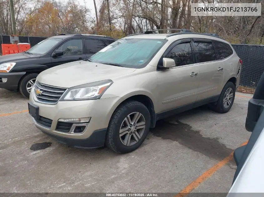 1GNKRGKD1FJ213766 2015 Chevrolet Traverse 1Lt