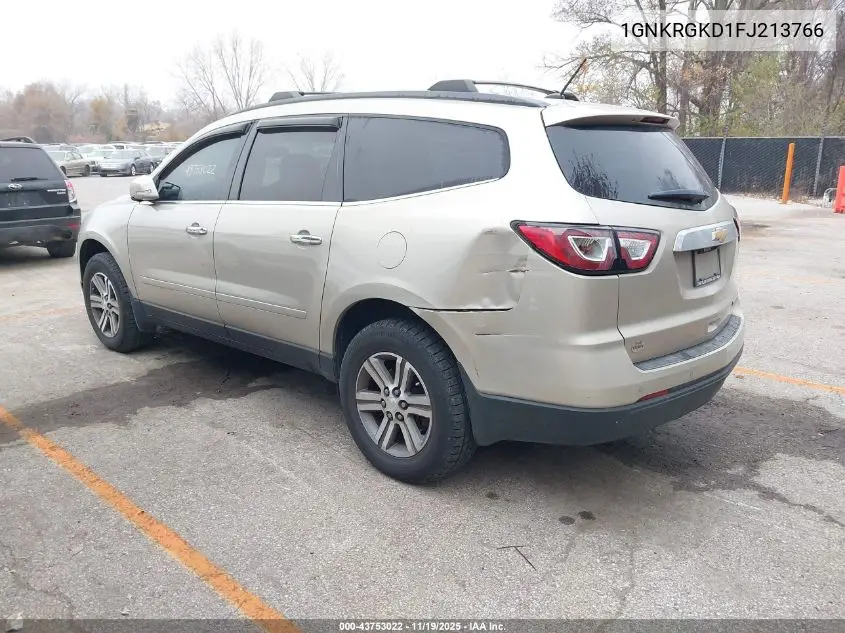 1GNKRGKD1FJ213766 2015 Chevrolet Traverse 1Lt
