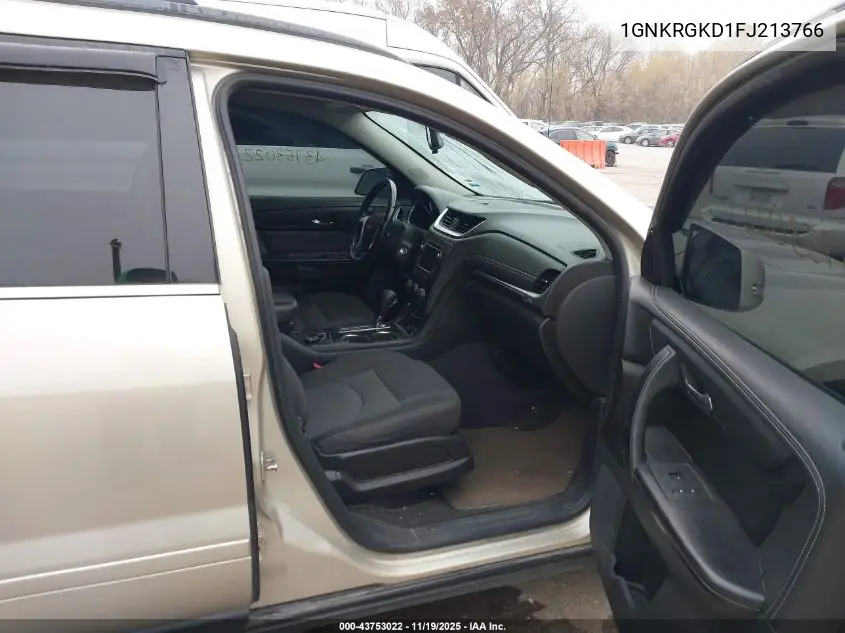 1GNKRGKD1FJ213766 2015 Chevrolet Traverse 1Lt