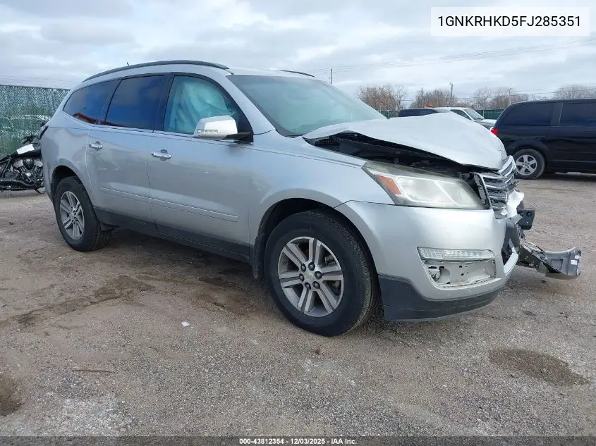 1GNKRHKD5FJ285351 2015 Chevrolet Traverse 2Lt