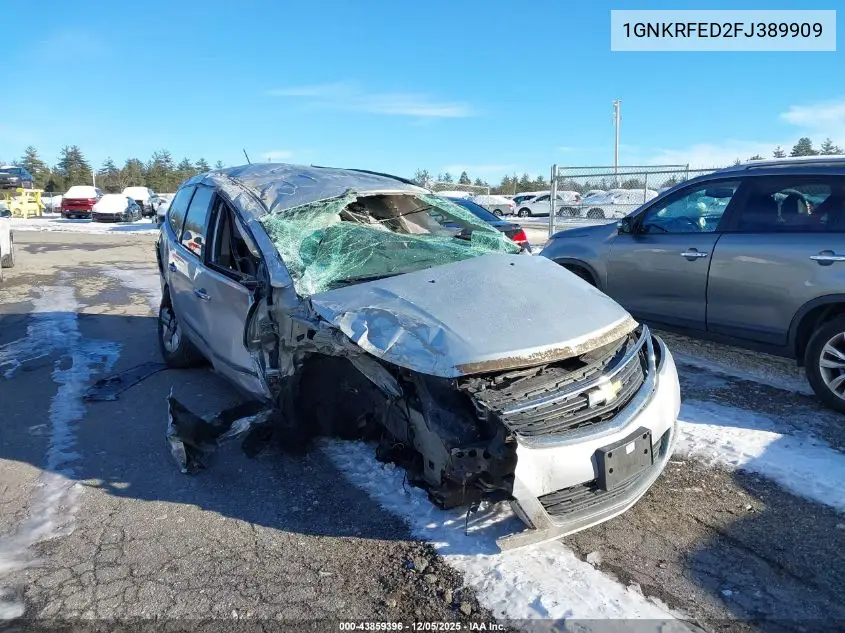 1GNKRFED2FJ389909 2015 Chevrolet Traverse Ls
