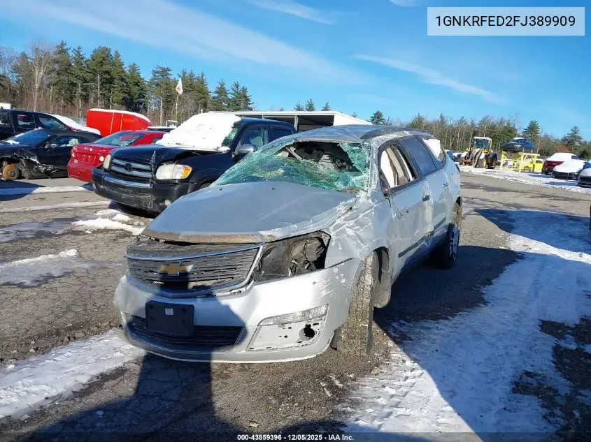 1GNKRFED2FJ389909 2015 Chevrolet Traverse Ls