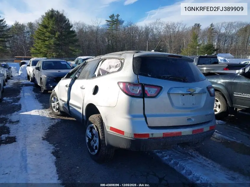 1GNKRFED2FJ389909 2015 Chevrolet Traverse Ls